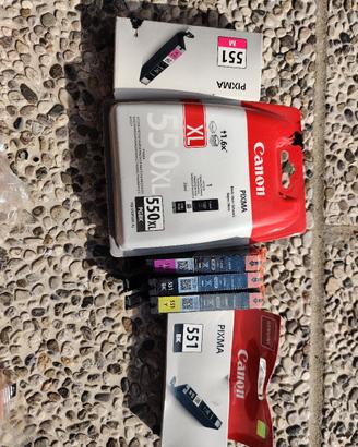 cartucce stampante Canon 551 550xl