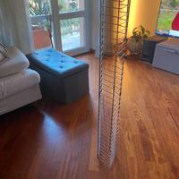 Porta cd/dvd verticale in acciaio