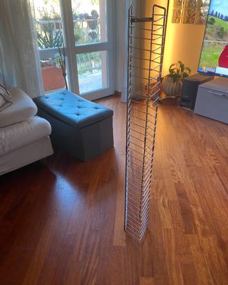 Porta cd/dvd verticale in acciaio
