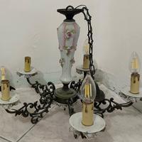 Lampadario vintage stile liberty