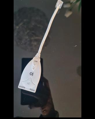Filtro triplo ADSL e telefono plag rj11 splitter c