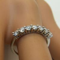 Stupendo anello argento pavè pietre