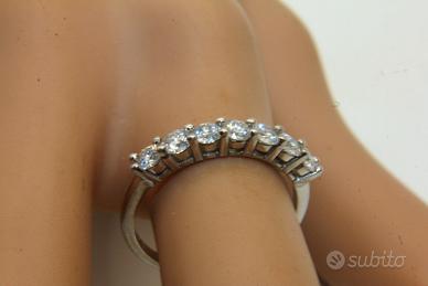 Stupendo anello argento pavè pietre