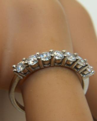 Stupendo anello argento pavè pietre