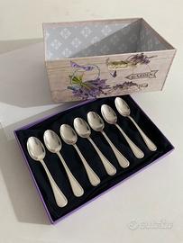 Servizio in argento 800 - cucchiaini da te