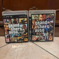 GTA IV + GTA V per PlayStation 3 (PS3) - Originali