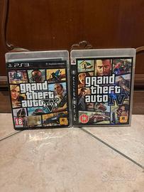 GTA IV + GTA V per PlayStation 3 (PS3) - Originali