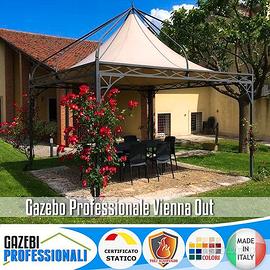 Gazebo in stile Liberty decori ferro certificato