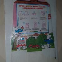 kinder sorpresa Puffi 1990 bacheca in blister