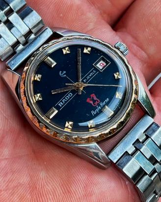 Rado purple horse vintage a carica manuale