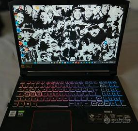 Computer portatile gaming+ accessori 