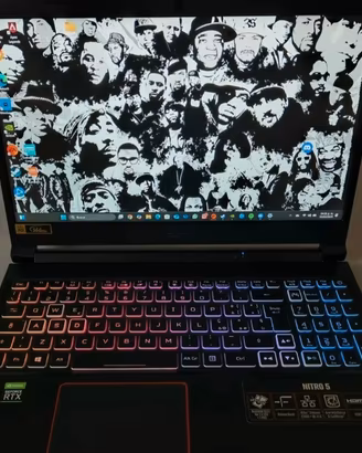 Computer portatile gaming+ accessori 