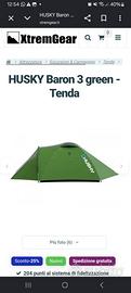 Tenda 4 stagioni 3 posti Lite Baron 3 tenda, verde