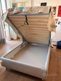 Letto contenitore 1 piazza e mezza