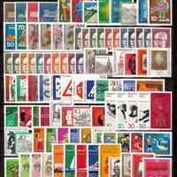 GERMANIA 1970/1979 annate complete fbolli nuovi