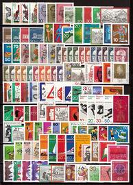 GERMANIA 1970/1979 annate complete fbolli nuovi