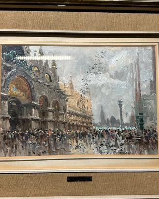 Acquerello Giulio Falzoni 1949 Venezia 30x40