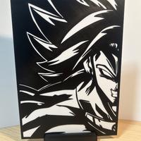 Quadretto Dragon Ball - Broly Super Sayan