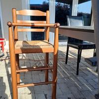 seggiolone in legno