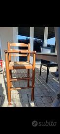 seggiolone in legno