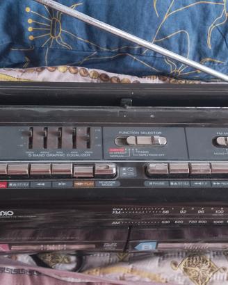 stereo portatile boombox vintage anni 80 