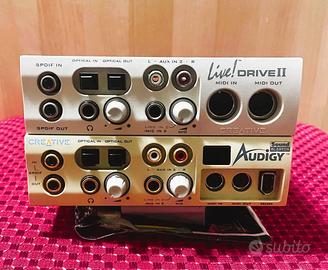 Creative frontale Audigy e Live Drive II