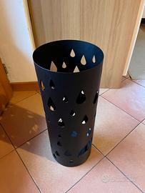 Portaobrelli nero alluminio