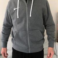 Felpa Nike con Zip e Cappuccio 100% Cotone Tg L