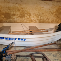 Barca in polietilene Walker bay 8 con motore Honda