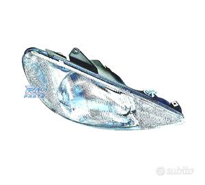 FANALE DESTRO PER PEUGEOT 206 98-09 H4