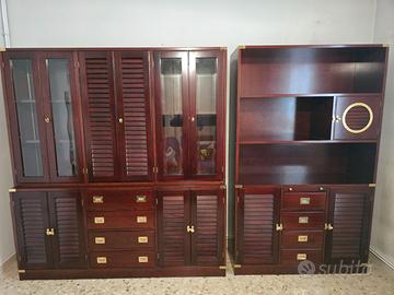 Set libreria artigianale stile marina