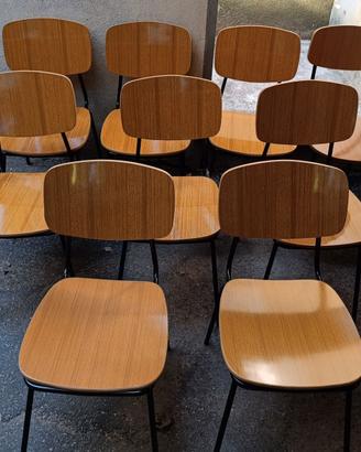Sedie vintage anni '70 da scuola - lotto/singole