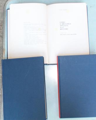 libri "corso di meccanica applicata alle macchine"