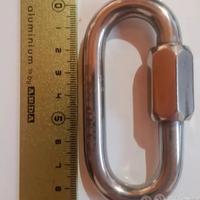 CAMP Oval Quick Link Stainless Ø10 mm maglia rapid