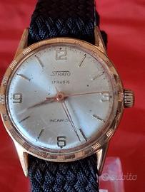 orologio da polso Vintage Placcato Oro meccanico 