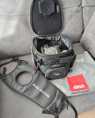 GIVI T483 Borsa Serbatoio con Base per Moto Enduro