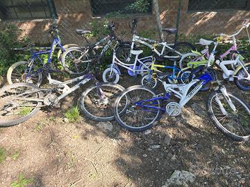 Biciclette per ragazzi e bambini.