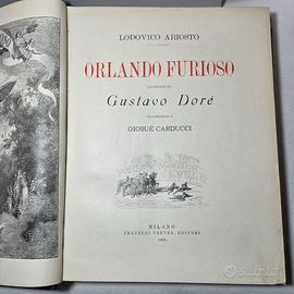 Libro 1899 Orlando Furioso Doré Illustrato