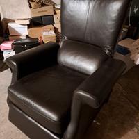 Poltrona pelle reclinabile