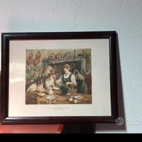 Quadretto stampa mensa brianzola