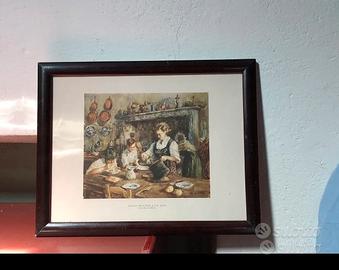 Quadretto stampa mensa brianzola