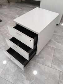 Cassettiera da ufficio con ruote