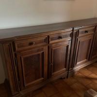 Mobile lungo in noce nazionale