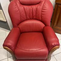 Poltrona relax pelle