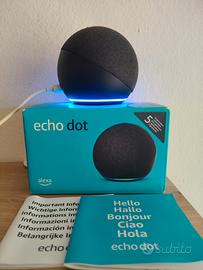 Amazon Alexa Echo dot 5 nera 