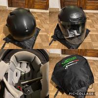 Casco moto in fibra