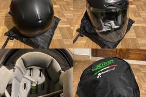 Casco moto in fibra