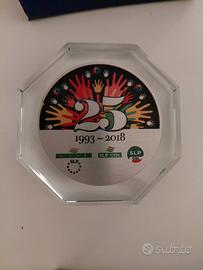 Fermacarte edizione limitata in vetro trasparente