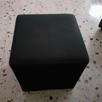 Pouf poggiapiedi contenitore 36x36x36 cm