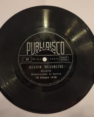 disco storico discorso dichiarazione di guerra